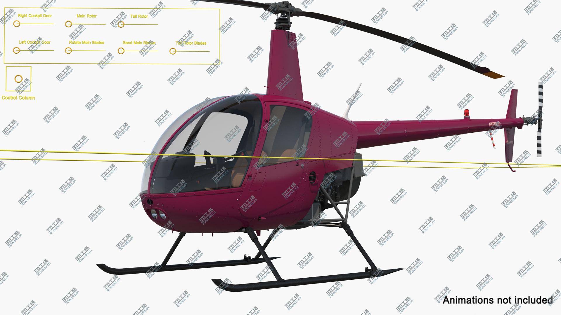 images/goods_img/202104093/3D Light Utility Helicopter Rigged/2.jpg